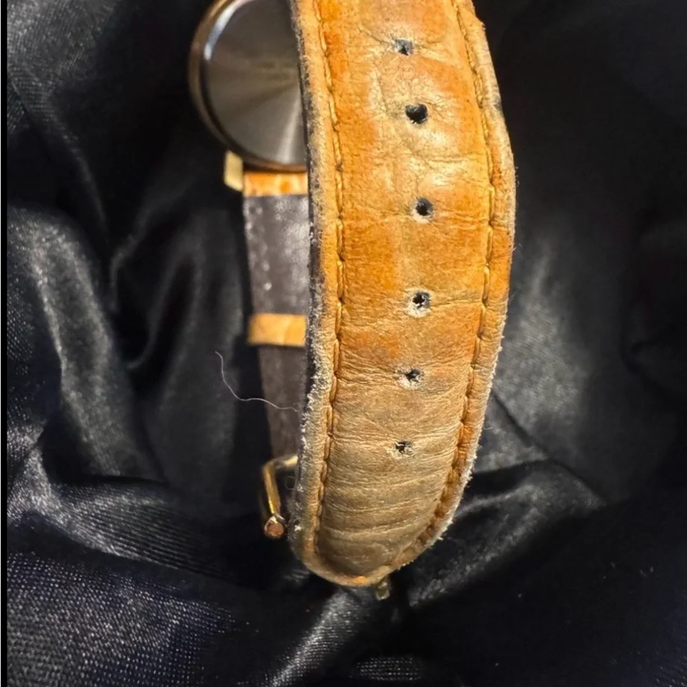 Vintage Tweety Bird Watch with Brown Strap
